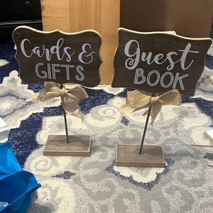 Wedding signs decor
